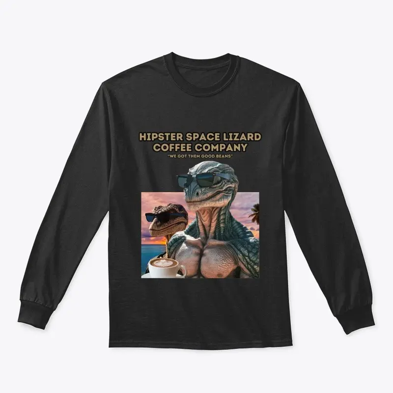 Hipster space lizard coffee - Elegant